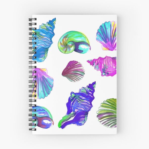 Item preview, Sea shells, painted sea shells, bright pastel/ tropical colours designed and sold by Sarah Marsh.