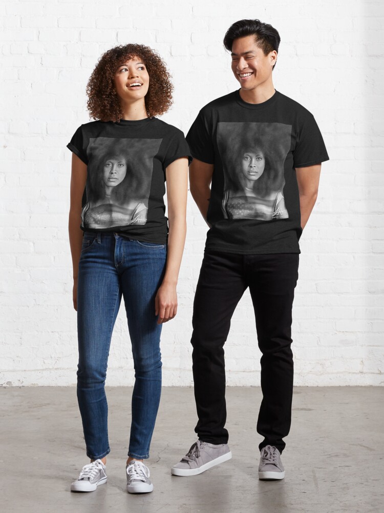 Thumbnail 1 of 7, Classic T-Shirt, Digital Erykah Badu designed and sold by wayneflint.