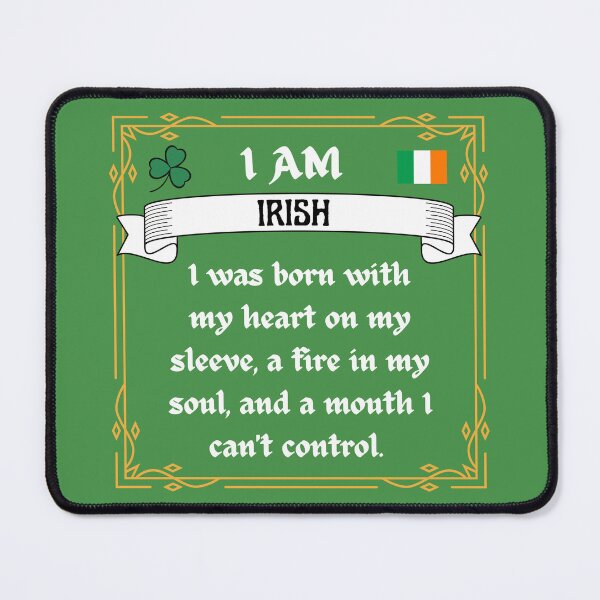 Item preview, I Am Irish Proud designed and sold by NerdGrrl.
