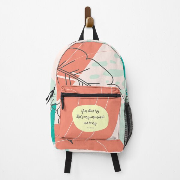 Item preview, You don't try. That's very important: not to try. - Bukowski designed and sold by StudioCitrine.