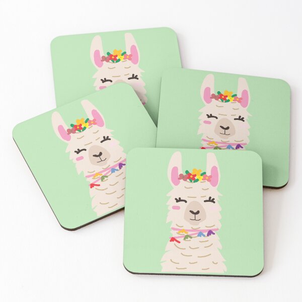 Item preview, Floating Llama Face Cute designed and sold by Catalina2202.