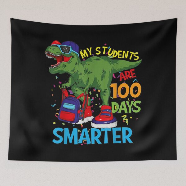 Item preview, My Students Are 100 Days Smarter Dinosaur Kids Boys Teachers  designed and sold by 77tara.