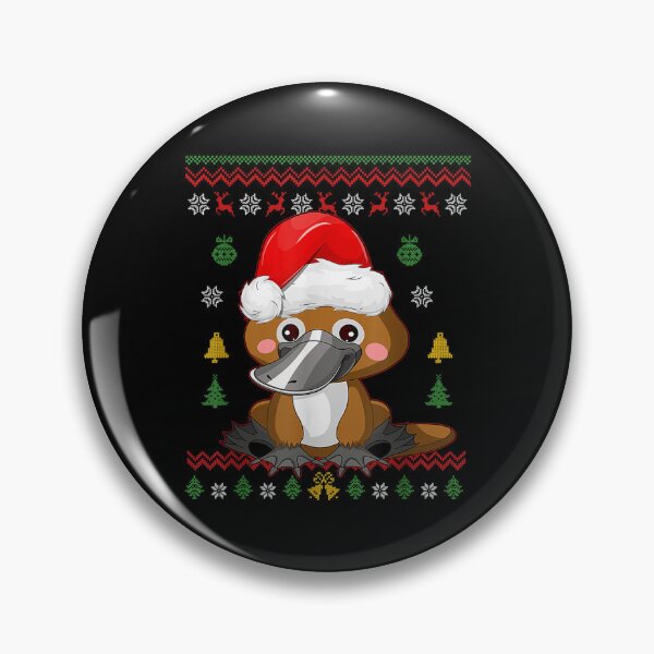 Item preview, Platypus Christmas Tree Santa Hat Ugly Xmas Duckbill Lovers  designed and sold by 77tara.