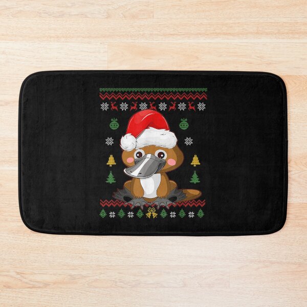 Item preview, Platypus Christmas Tree Santa Hat Ugly Xmas Duckbill Lovers  designed and sold by 77tara.