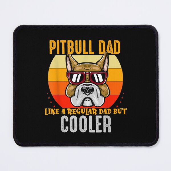 Item preview, Dog Lover Retro Pitbull Dad Like A Regular Dad But Cooler designed and sold by 77tara.