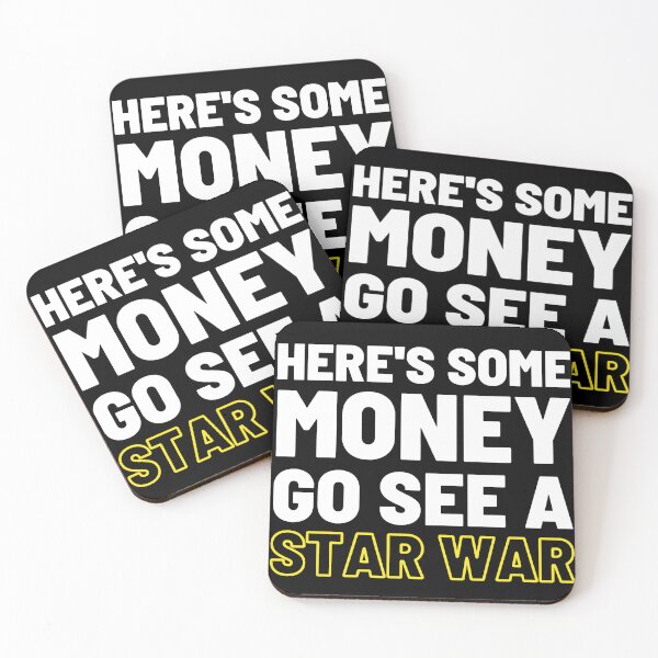 Item preview, Aquí hay algo de dinero ve a ver Star War - Arrested Development designed and sold by deerlingdesigns.