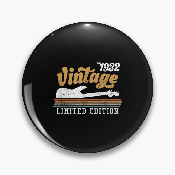 Item preview, Vintage Est 1932 Rock Music Lover 90th Birthday Gift  designed and sold by 77tara.