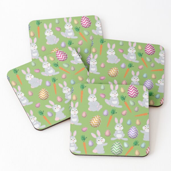 Item preview, Cute Green Easter Bunny Rabbit Pattern  designed and sold by idovedesign.