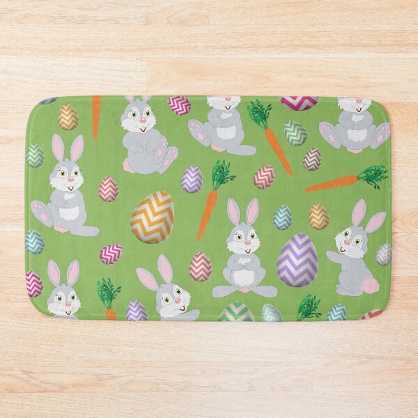 Item preview, Cute Green Easter Bunny Rabbit Pattern  designed and sold by idovedesign.