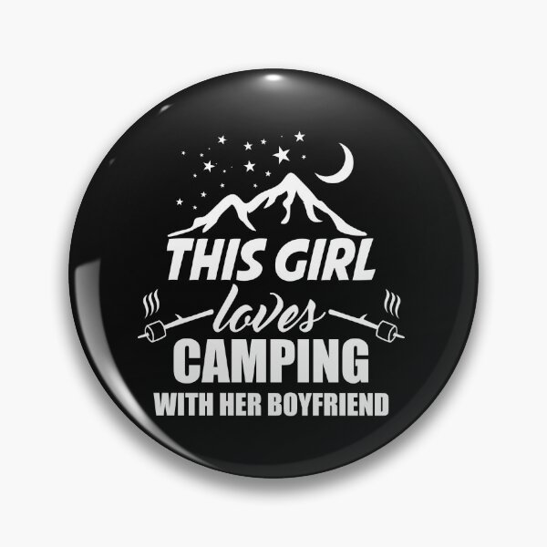 Item preview, THIS GIRL LOVES CAMPING , camper gift designed and sold by lapolonaise.