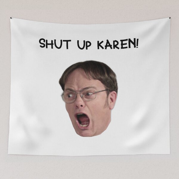 Item preview, Shut Up Karen! Transparent Sticker designed and sold by petricorstudios.