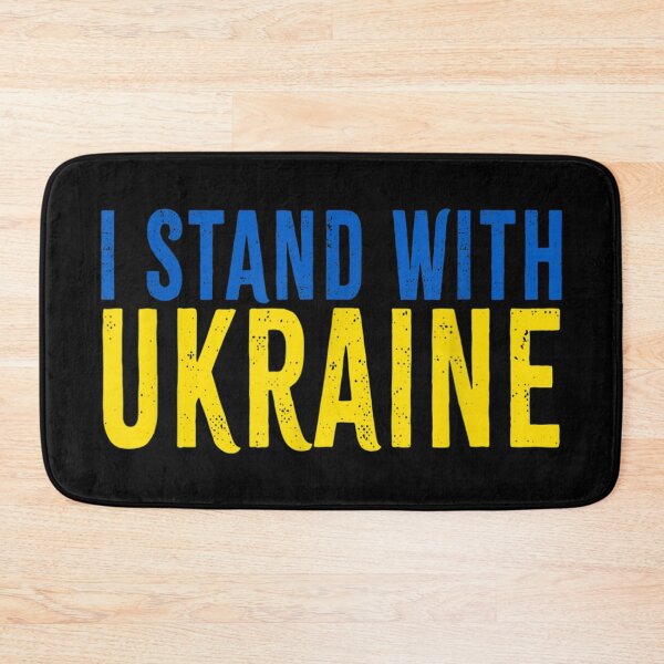 Item preview, I Stand With Ukraine Flag American Flag Support Ukraine designed and sold by LisaForHim.