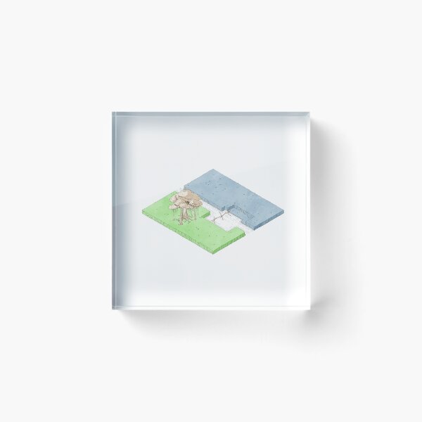 Item preview, Isometric Vietnam Foot Bridge 2 and Banya Tree 1 - Gree and Blue designed and sold by ravenainotenshi.
