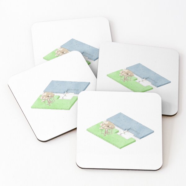 Item preview, Isometric Vietnam Foot Bridge 2 and Banya Tree 1 - Gree and Blue designed and sold by ravenainotenshi.