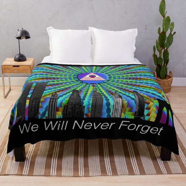Item preview, NYC Skyline - Mandala Sky - We Will Never Forget designed and sold by Warren Paul Harris.