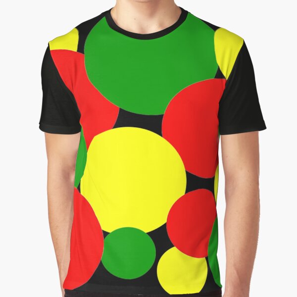 Afrocentric Polka Dots Graphic T-Shirt