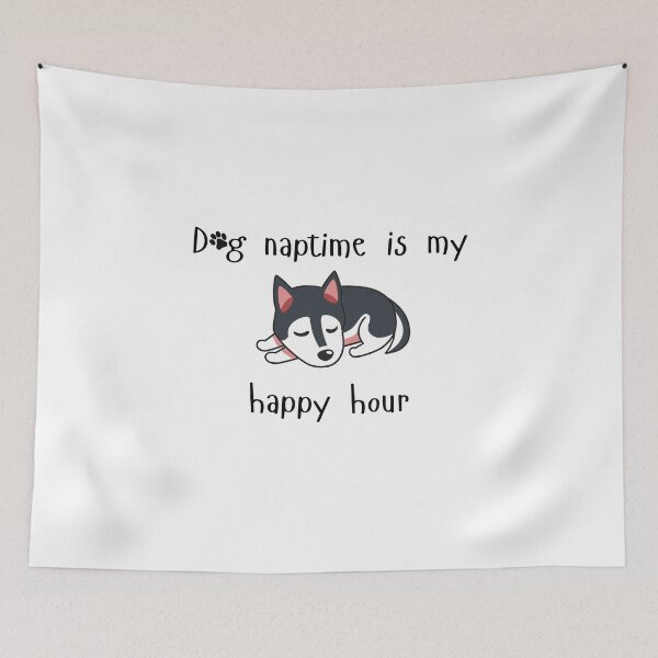 Item preview, Dog Naptime is My Happy Hour/ Dog Lover/ Best Dog Lover/ Gift for Dog Owner designed and sold by PetraTrendy.