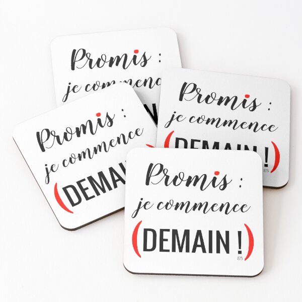 Des mots en partage (20) Dessous de verre (lot de 4)