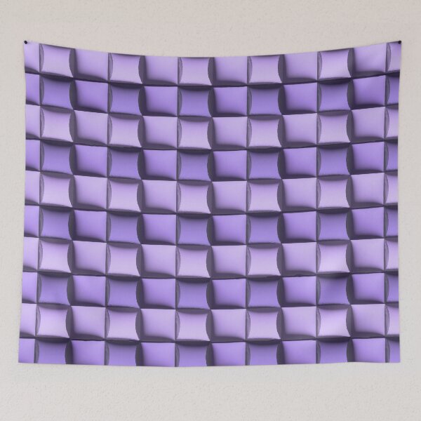 Item preview, 3D Plastic Cubes Pattern Texture Lilac  designed and sold by Anna Lemos.