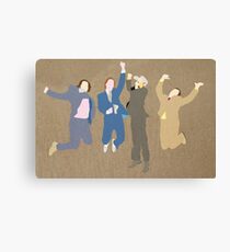 The Channel 4 news team Canvas Print