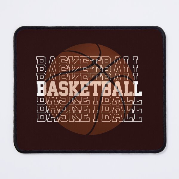 Item preview, Basketball on Repeat (white letters) designed and sold by Rell1970.
