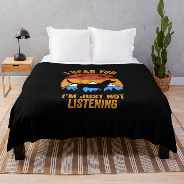 Item preview, I Hear You I'm Just Not Listening Stubborn Labrador designed and sold by Guarddogdrive.