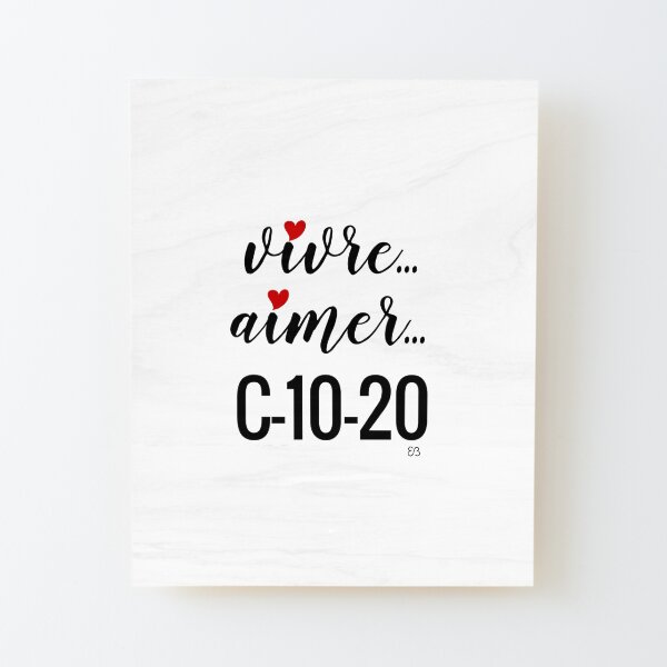 Des mots en partage (21) Impression montée sur bois