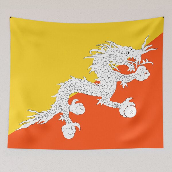 Item preview, Bhutan - Flag designed and sold by PatsIsland.