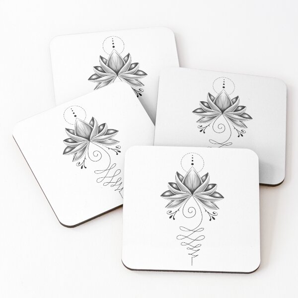 Item preview, Lotus unalome  designed and sold by lireg903.