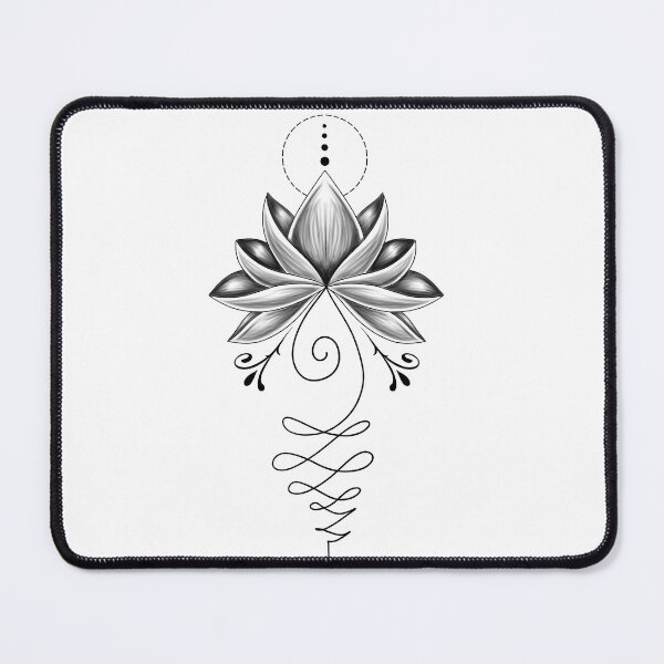 Item preview, Lotus unalome  designed and sold by lireg903.