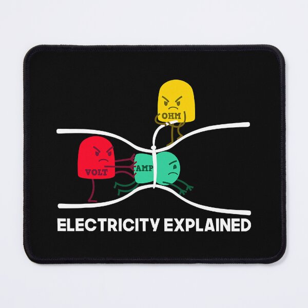 Item preview, Electricity Explained Funny Electrician designed and sold by SageTobias.