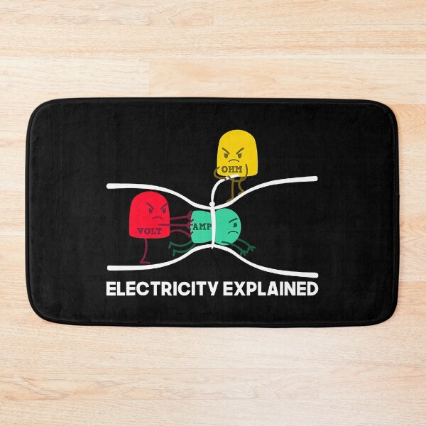 Item preview, Electricity Explained Funny Electrician designed and sold by SageTobias.