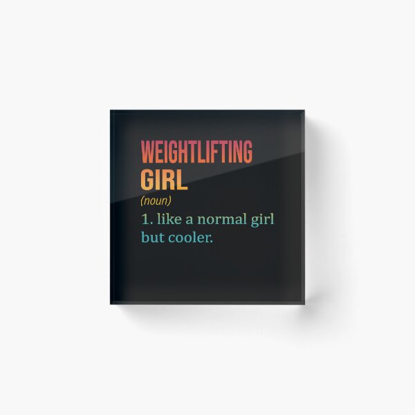 Item preview, WEIGHTLIFTING Girl Like A Normal Girl But Cooler - Funny WEIGHTLIFTING designed and sold by YukiShop.