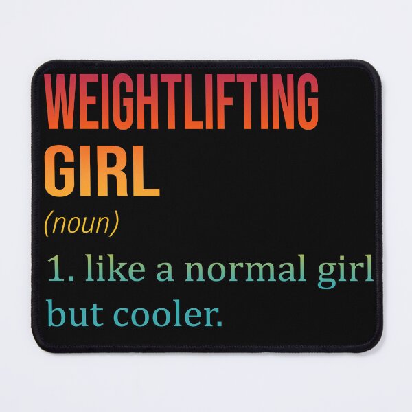 Item preview, WEIGHTLIFTING Girl Like A Normal Girl But Cooler - Funny WEIGHTLIFTING designed and sold by YukiShop.