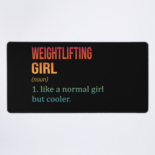 Item preview, WEIGHTLIFTING Girl Like A Normal Girl But Cooler - Funny WEIGHTLIFTING designed and sold by YukiShop.