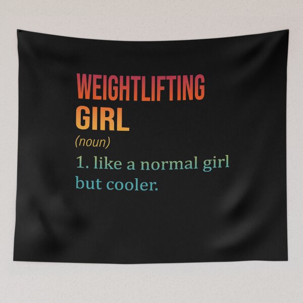 Item preview, WEIGHTLIFTING Girl Like A Normal Girl But Cooler - Funny WEIGHTLIFTING designed and sold by YukiShop.