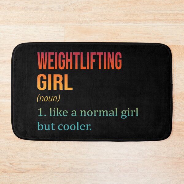 Item preview, WEIGHTLIFTING Girl Like A Normal Girl But Cooler - Funny WEIGHTLIFTING designed and sold by YukiShop.