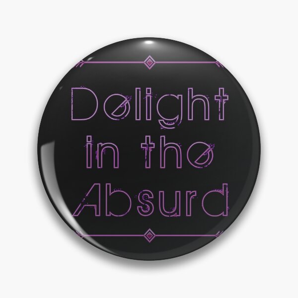 Item preview, Delight in the Absurd Absurdism Existentialism Albert Camus Absurdity Singularity Purple Cyber designed and sold by Shayna Westfall.