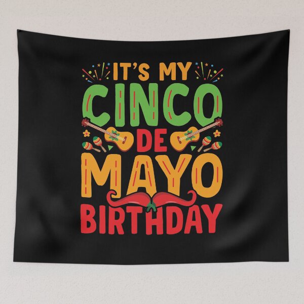 Item preview, It's My Cinco De Mayo Birthday Shirt, Mexican Birthday Shirt, Funny Let's Fiesta Shirt, Mexican Party Shirt, Mamacita Shirt, Papacito Shirt designed and sold by aymob.