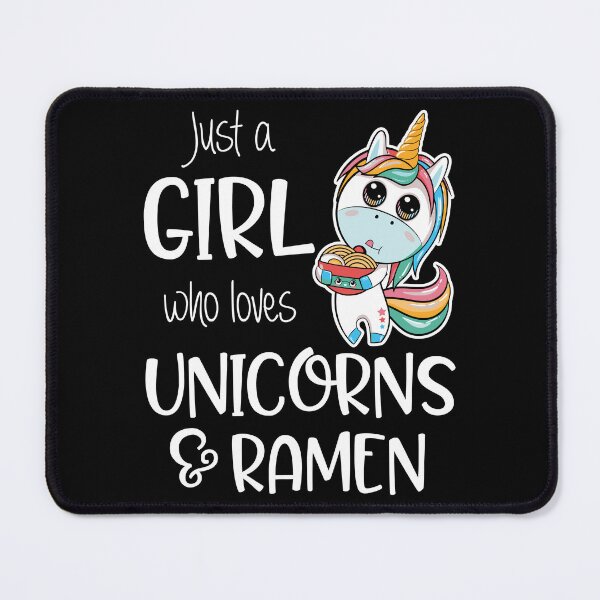 Item preview, Just A Girl Who Loves Unicorns And Ramen Unicorn Lovers designed and sold by madisonbau.