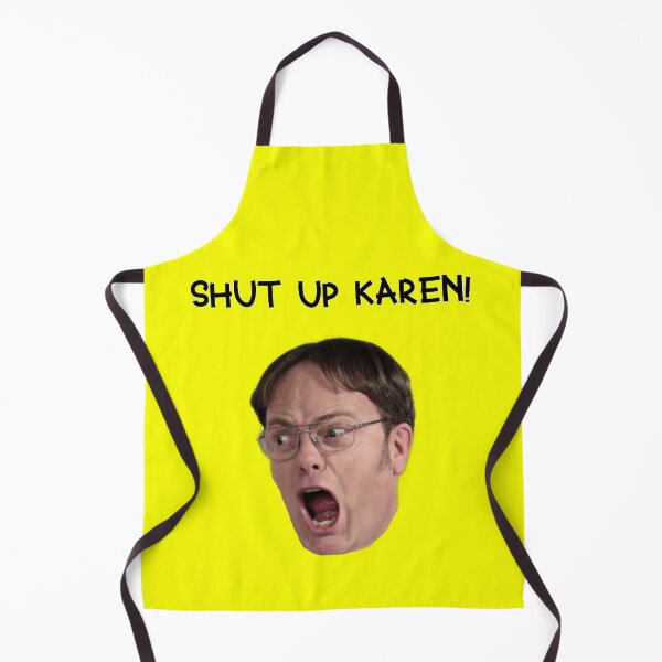 Item preview, Shut Up Karen! Transparent Sticker (yellow) designed and sold by petricorstudios.