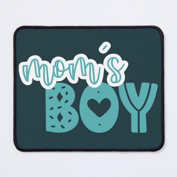 Item preview, moms boy, mama's boy partner shirt with boy mom designed and sold by PicturePatty.