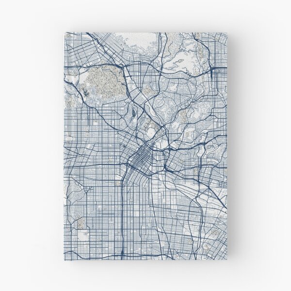 Item preview, Los Angeles City Map of California, USA - Coastal designed and sold by deMAP.