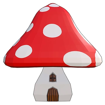 Artwork thumbnail, LowPoly Mushroom by Razor3D