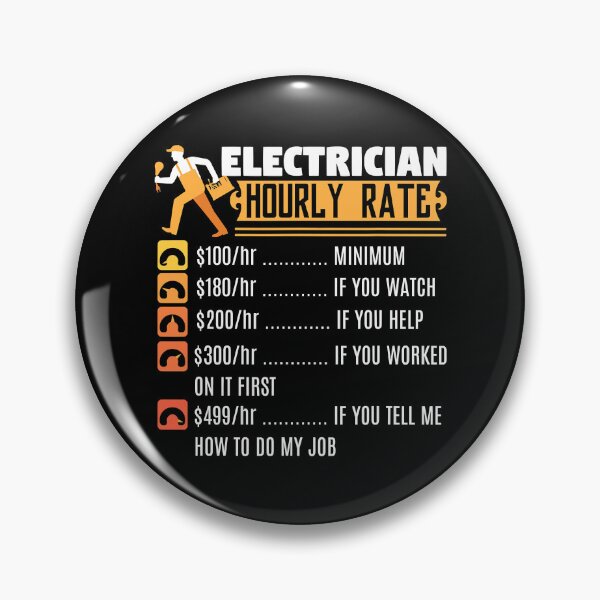 Item preview, Electrician Hourly Rates designed and sold by SageTobias.