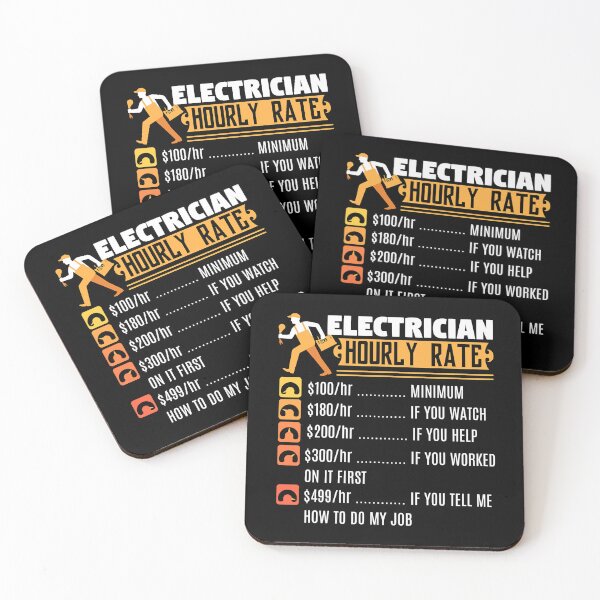 Item preview, Electrician Hourly Rates designed and sold by SageTobias.