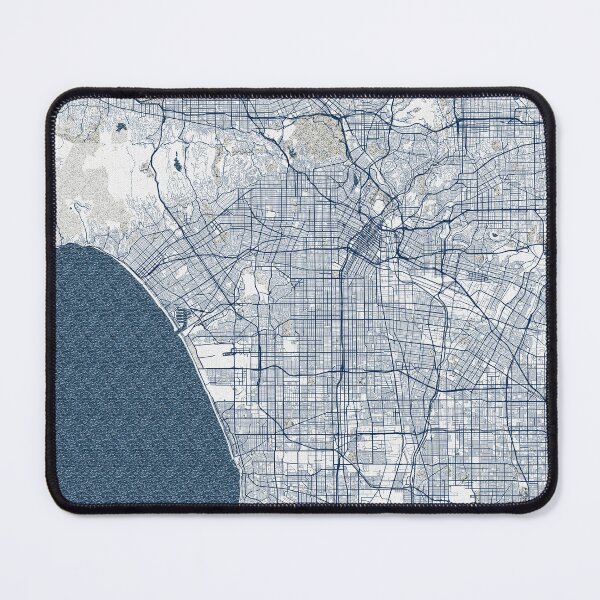 Item preview, Los Angeles City Map of California, USA - Coastal designed and sold by deMAP.