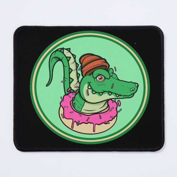 Item preview, Donut,Crocodile loves donut,funny crocodile,what are you looking,donutslovers, designed and sold by Gazo freeze ★★★★★.