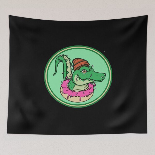 Item preview, Donut,Crocodile loves donut,funny crocodile,what are you looking,donutslovers, designed and sold by Gazo freeze  ★★★★★.