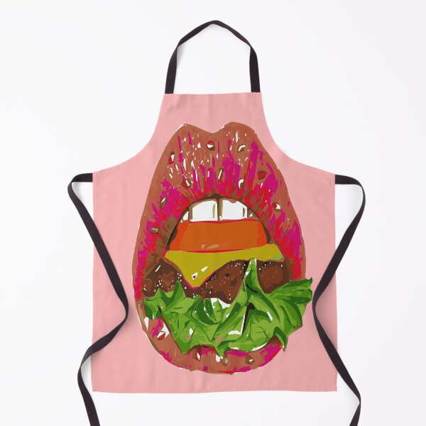 Item preview, burger hungry foodie lips designed and sold by XXgooddeedXX.